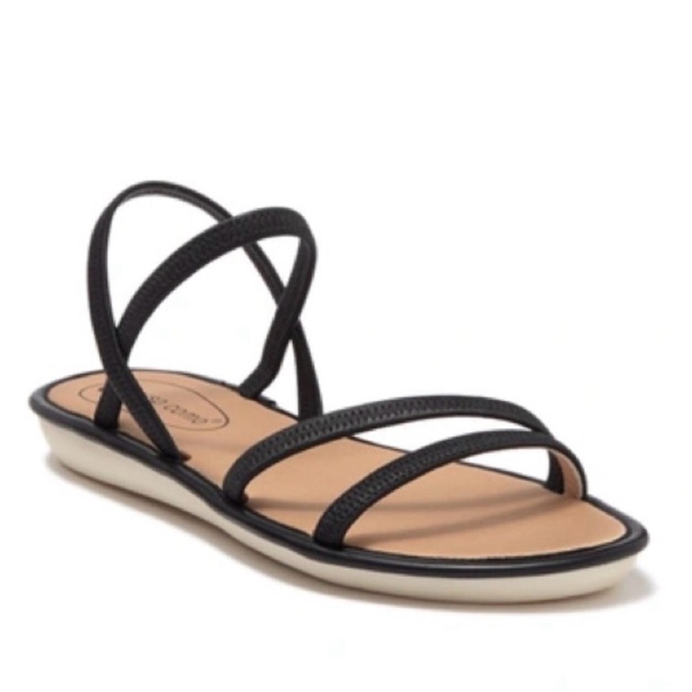 Corso Como Bakima Black Strappy Sandals